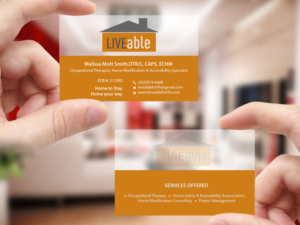 Business Card Design by Creations Box 2015 for LiveAble LLC | Design: #13287145