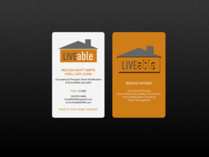 Business Card Design by Creations Box 2015 for LiveAble LLC | Design: #13287150