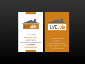 Business Card Design by Creations Box 2015 for LiveAble LLC | Design: #13287154