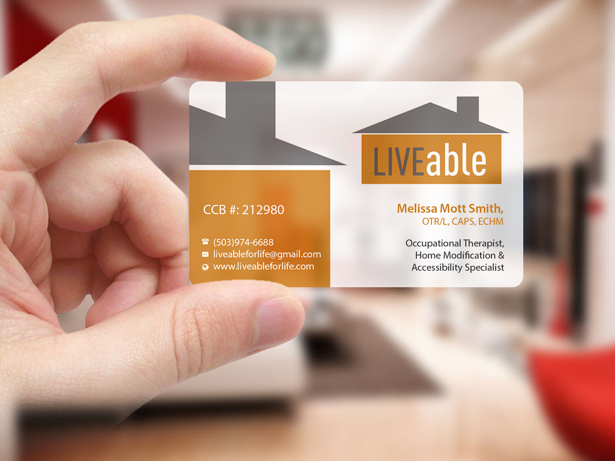 Business Card Design by Creations Box 2015 for LiveAble LLC | Design #13287156