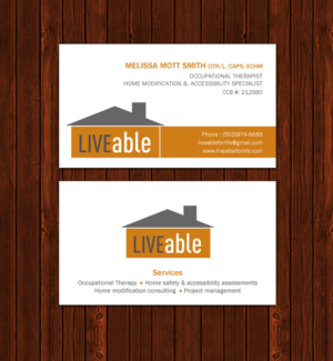 Business Card Design by Brand aid for LiveAble LLC | Design: #13284991