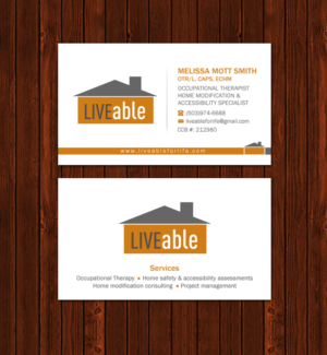Business Card Design by Brand aid for LiveAble LLC | Design: #13284992