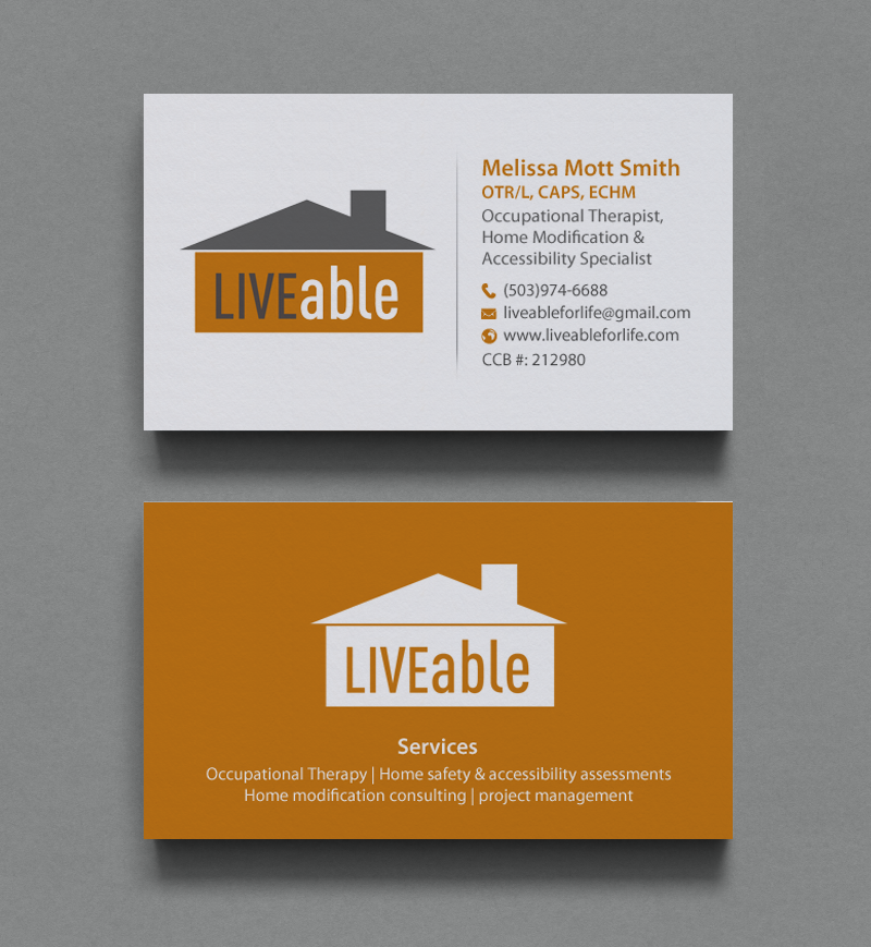 Business Card Design by chandrayaan.creative for LiveAble LLC | Design #13278438