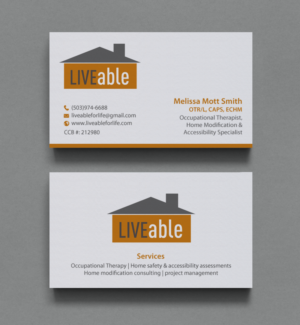 Business Card Design by chandrayaan.creative for LiveAble LLC | Design: #13278440