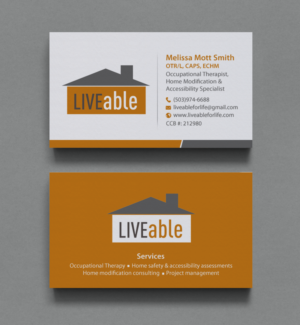Business Card Design by chandrayaan.creative for LiveAble LLC | Design: #13278442