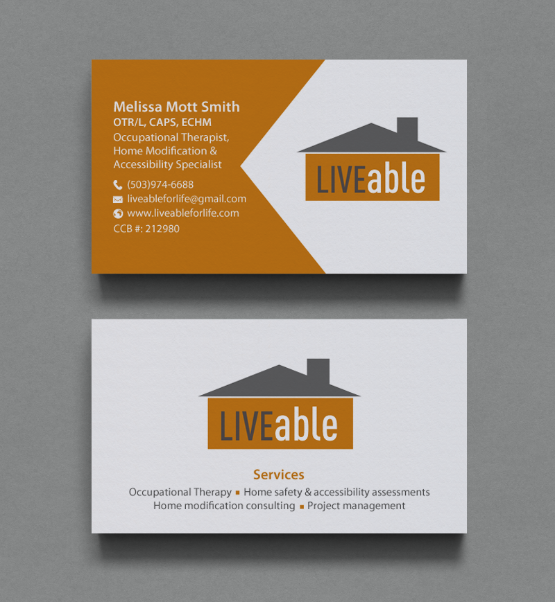 Business Card Design by chandrayaan.creative for LiveAble LLC | Design #13278466
