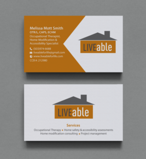 Business Card Design by chandrayaan.creative for LiveAble LLC | Design: #13278466
