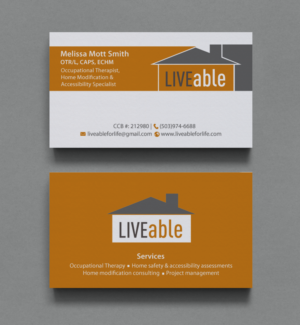Business Card Design by chandrayaan.creative for LiveAble LLC | Design: #13278467