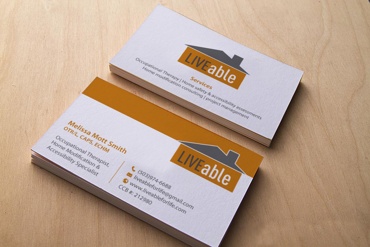 Business Card Design by chandrayaan.creative for LiveAble LLC | Design #13278517