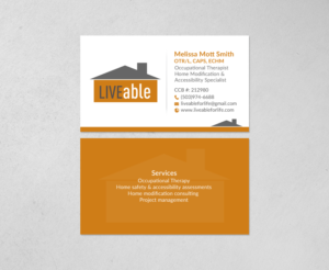 Business Card Design by chandrayaan.creative for LiveAble LLC | Design: #13284281