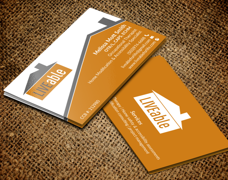 Business Card Design by chandrayaan.creative for LiveAble LLC | Design #13284291