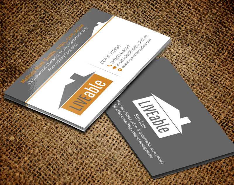 Business Card Design by chandrayaan.creative for LiveAble LLC | Design #13284298