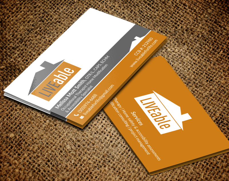 Diseño de Tarjeta de Presentación por chandrayaan.creative para LiveAble LLC | Diseño #13284300