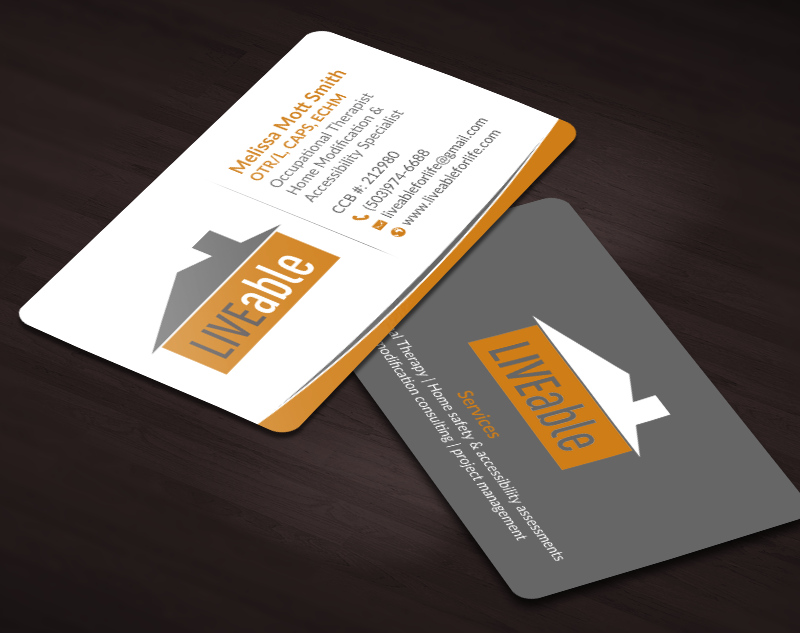 Business Card Design by chandrayaan.creative for LiveAble LLC | Design #13284324