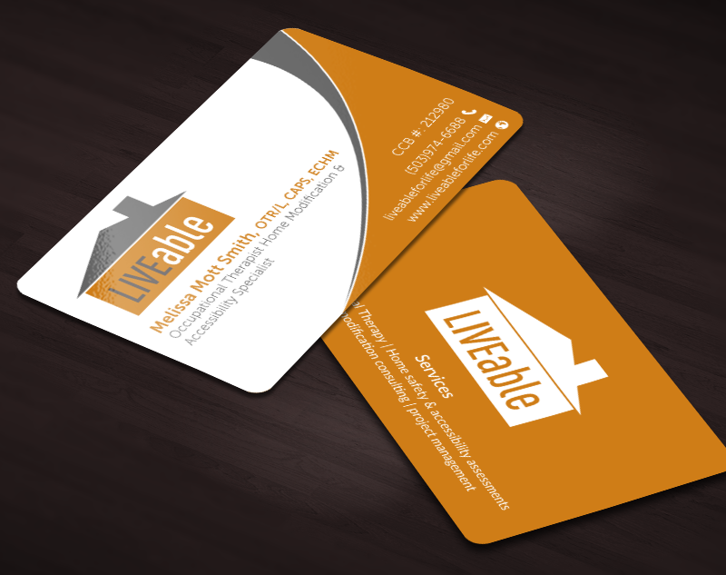 Business Card Design by chandrayaan.creative for LiveAble LLC | Design #13284327