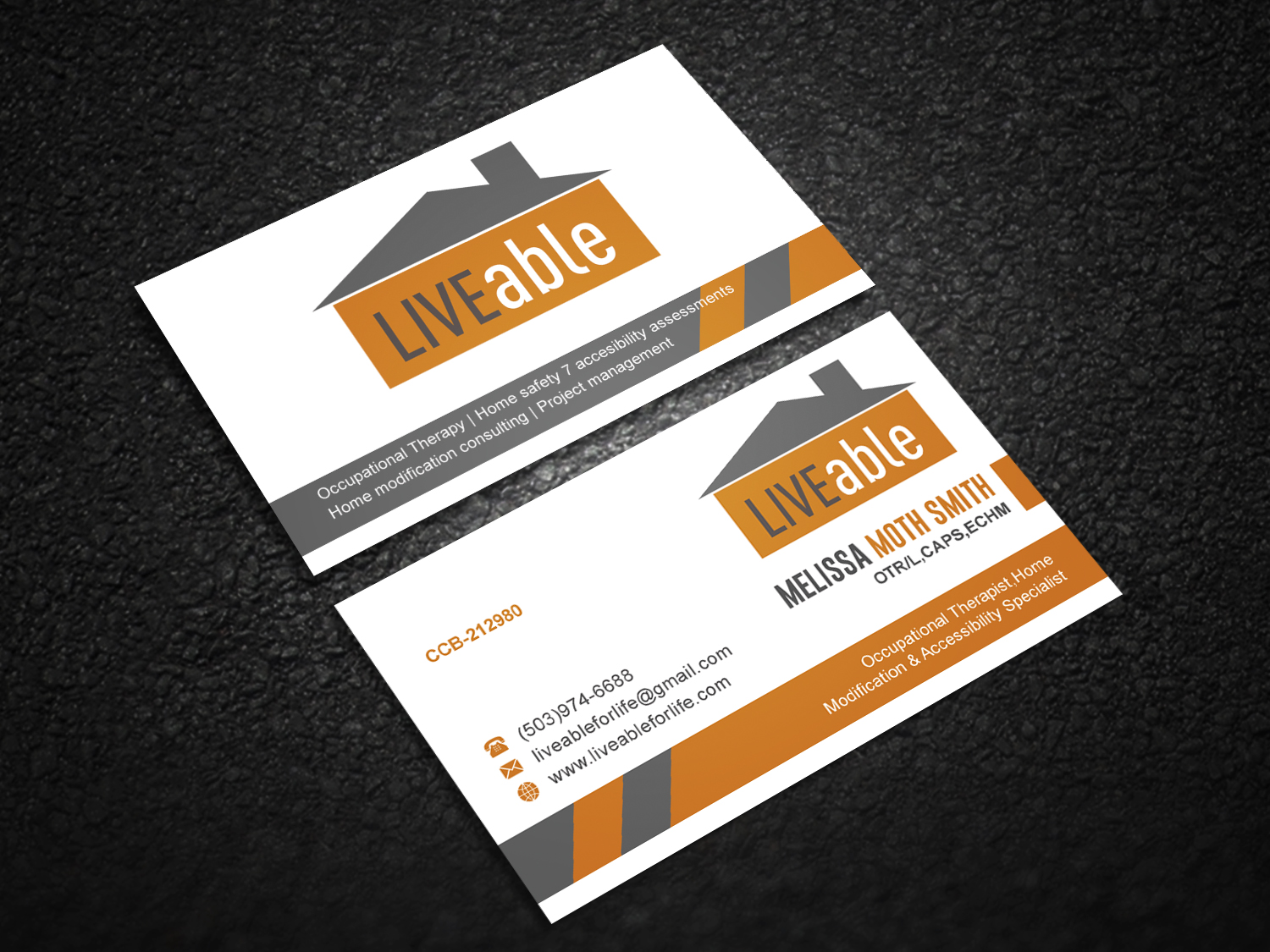 Visitenkarten-Design von Graphic Flame für LiveAble LLC | Design #13332858