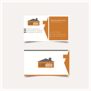 Occupational Therapist does home accessibility for disabled folks;  needs business card design | Business Card Design by bdesigner9