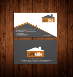 Business Card Design by HMK for LiveAble LLC | Design: #13330318
