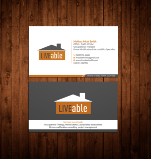 Business Card Design by HMK for LiveAble LLC | Design: #13330436