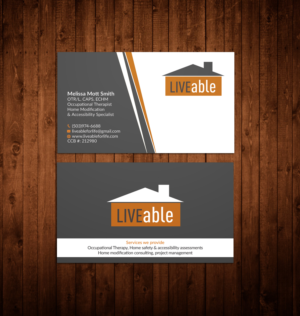 Business Card Design by HMK for LiveAble LLC | Design: #13330506