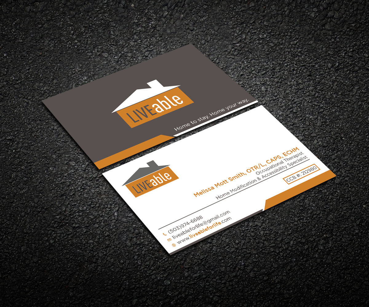 Business Card Design by Respodesign for LiveAble LLC | Design #13278197