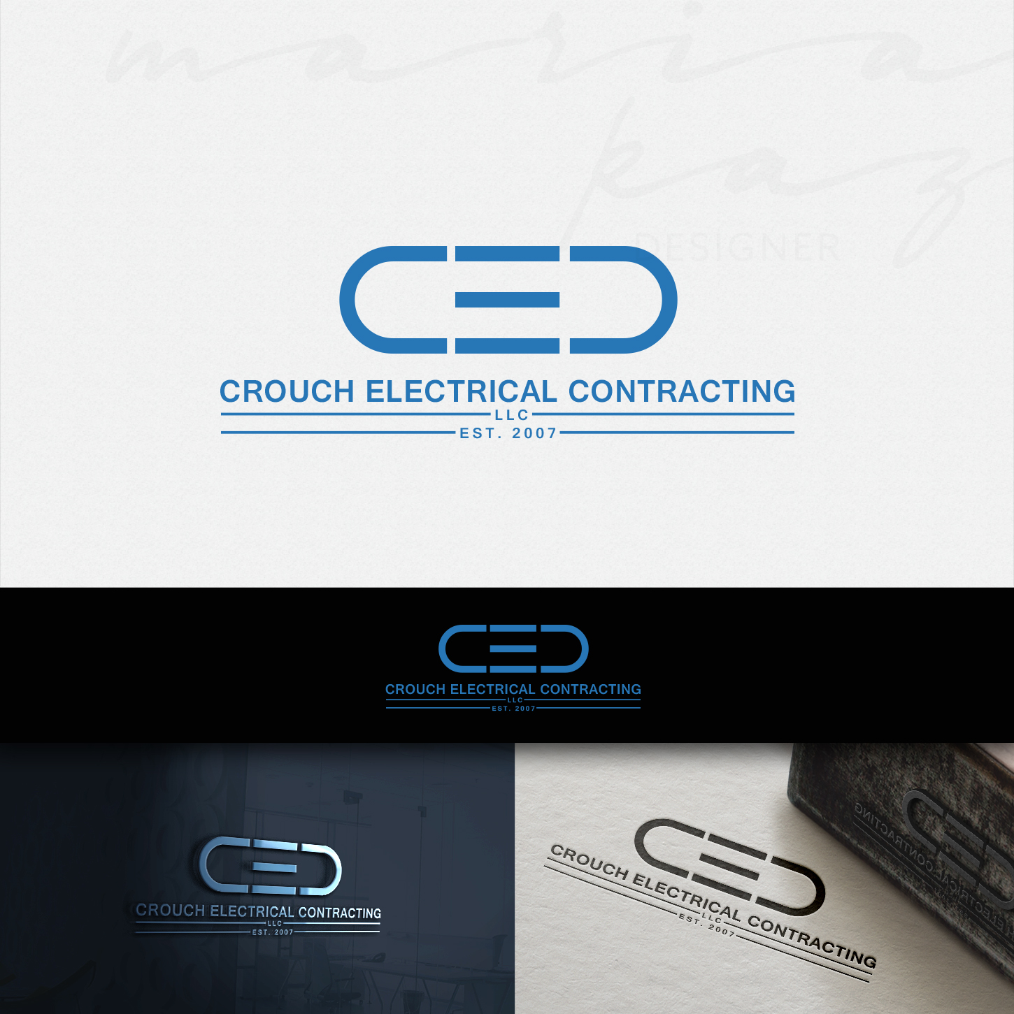 Diseño de Logo por maria-kaz para Crouch Electrical Contracting, LLC | Diseño #13279628