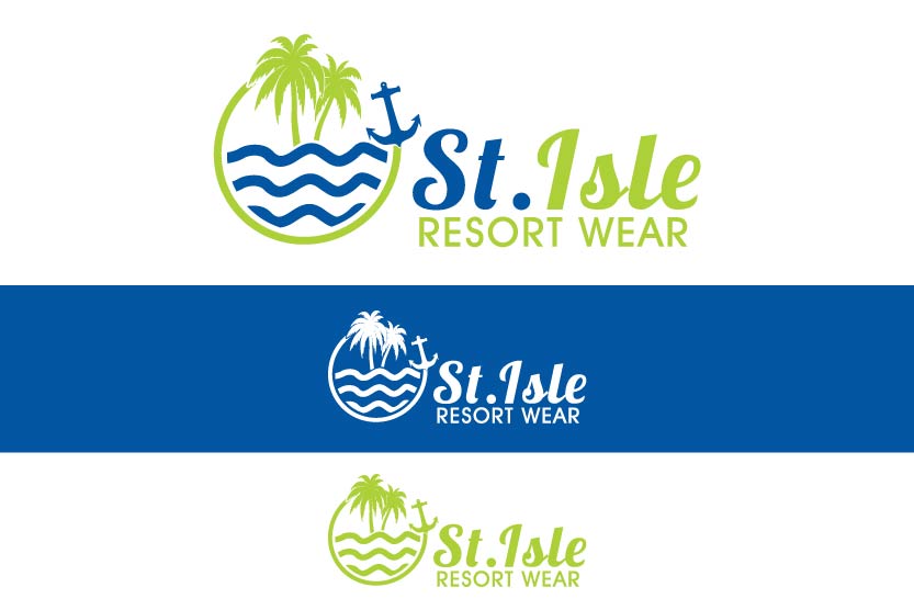 Logo Design by abstraxt for St. Isle Resort Wear | Design #13315194