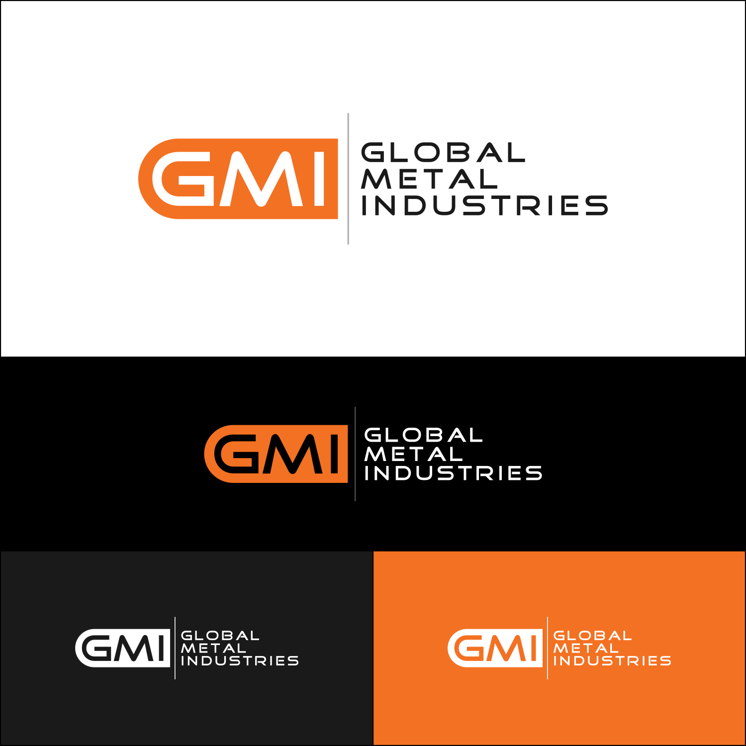 Logo Design by JM GRAPHICS for Global Metal Industries | Design #13290619