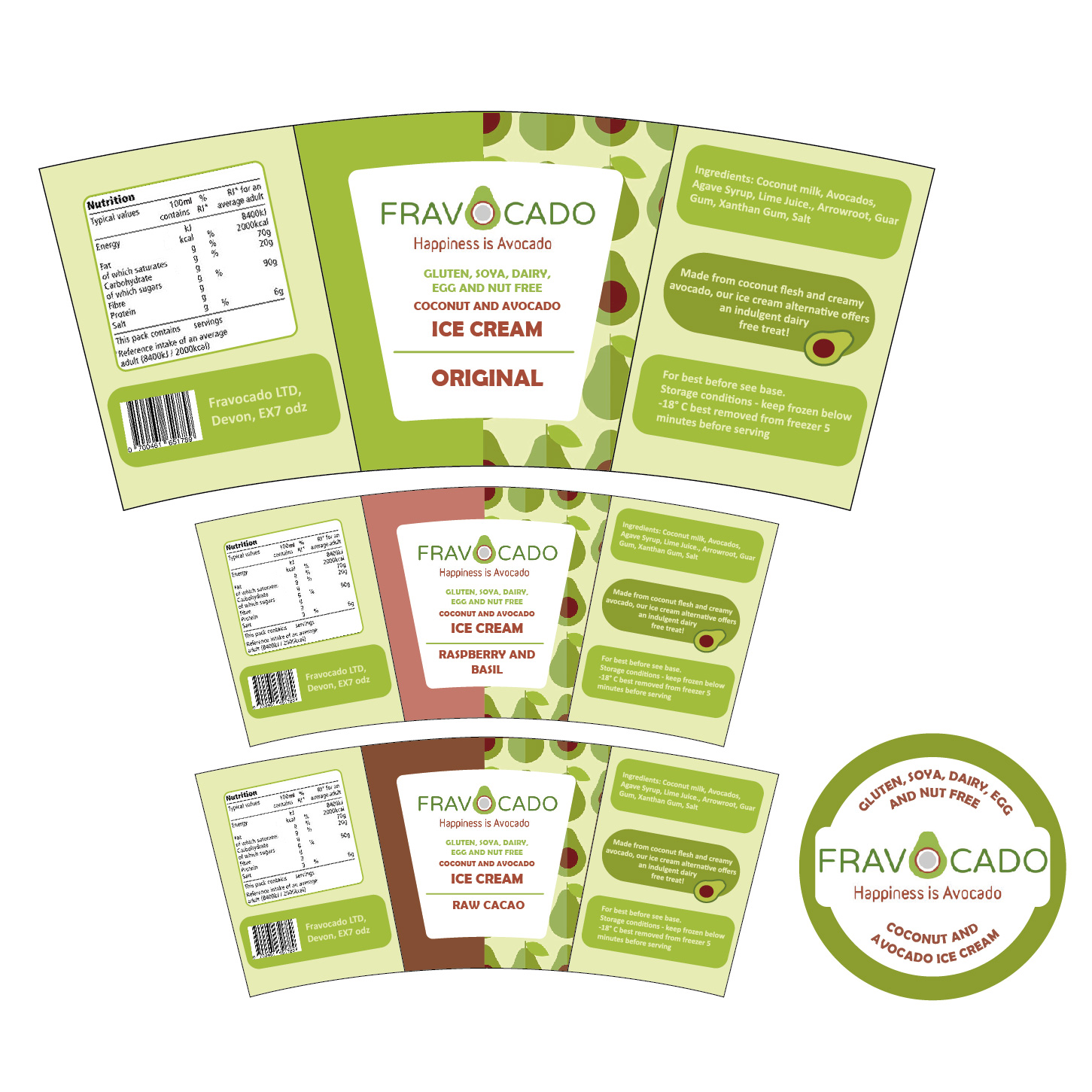 Packaging Design by Daniela Abril for Fravocado  | Design #13390182