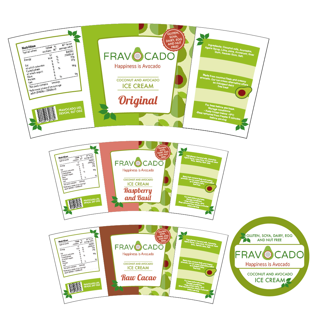 Design Emballage par Daniela Abril pour Fravocado  | Design #13462349