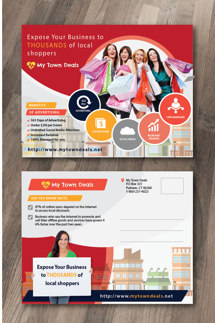 Postkarten-Design von alex989 für American Mail Profits | Design #13323223