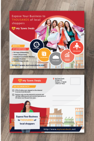 Postcard to Sell Ads to business | Postkarten-Design von alex989