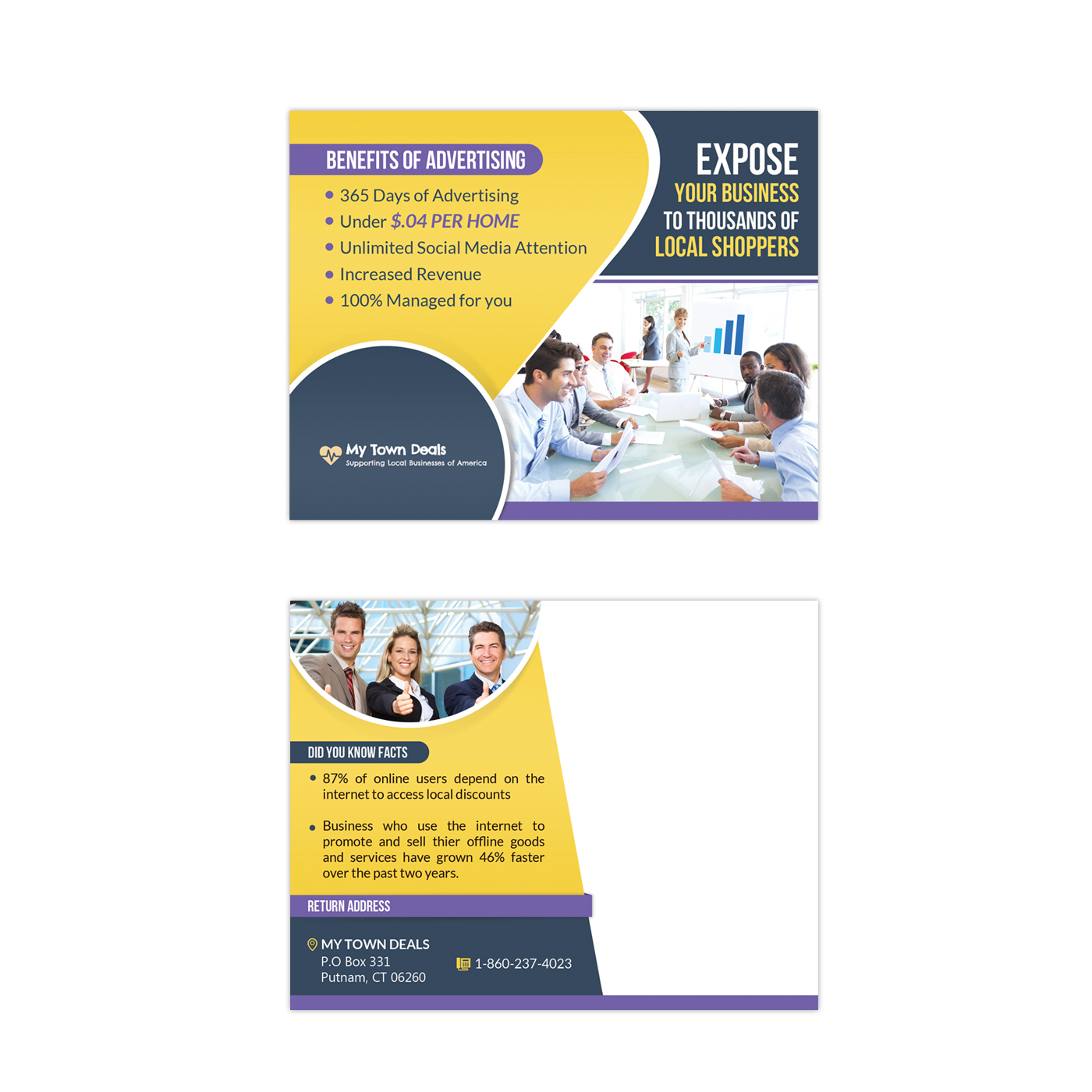 Postcard Design by debdesign for American Mail Profits | Design #13292400