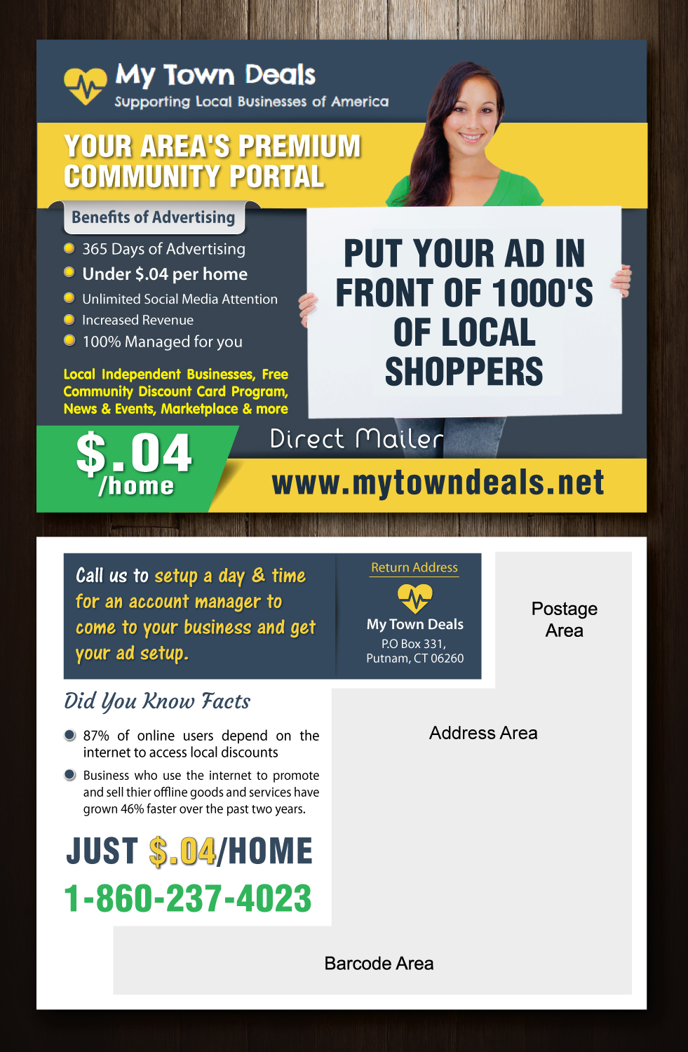 Diseño de Postal por meet007 para American Mail Profits | Diseño: #13320505