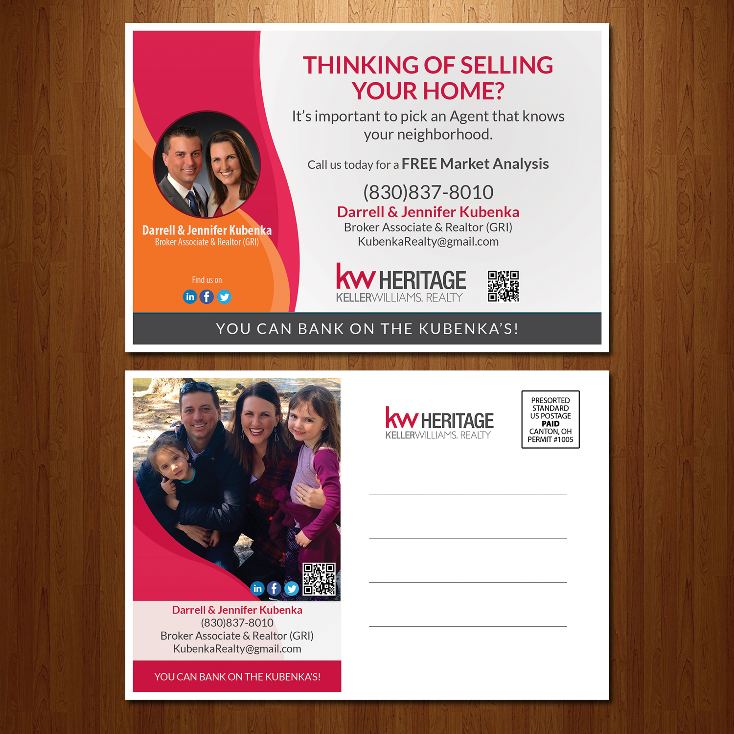 Postcard Design by VEGA-Designs for Kubenka Real Estate Solutions, LLC | Design #13288324