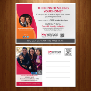 Postcard Design by VEGA-Designs for Kubenka Real Estate Solutions, LLC | Design: #13288324