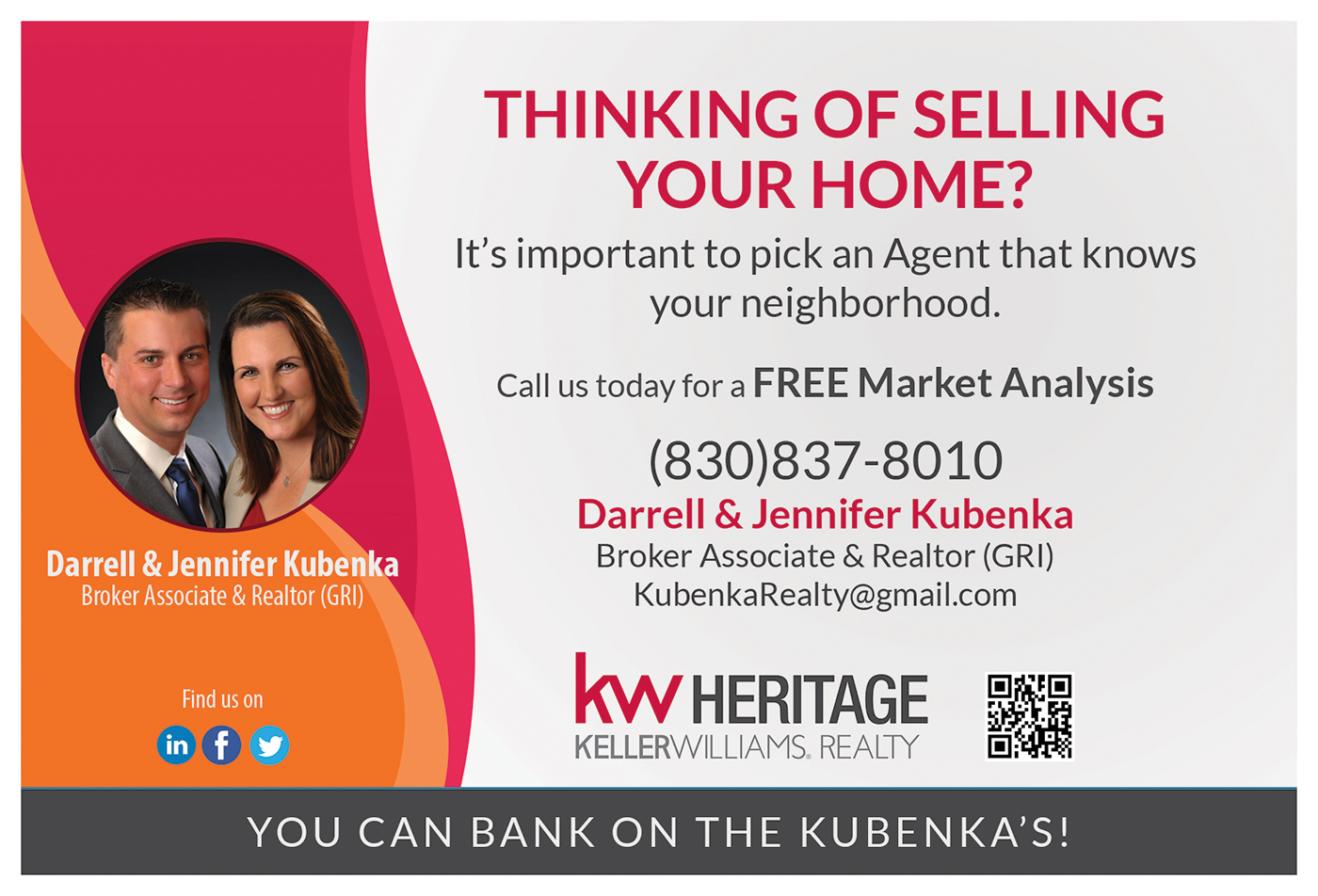 Postkarten-Design von VEGA-Designs für Kubenka Real Estate Solutions, LLC | Design #13288325