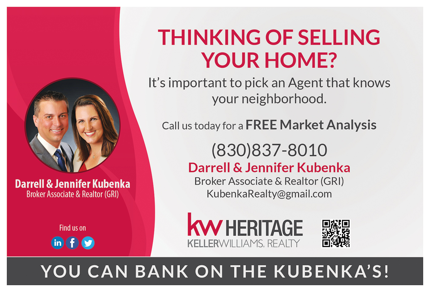 Postcard Design by VEGA-Designs for Kubenka Real Estate Solutions, LLC | Design #13299351