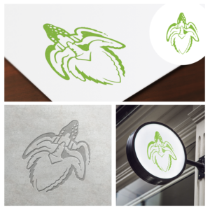 Non-profit sea turtle programme needs simple turtle design | Illustration Design by Frontino graphic studio