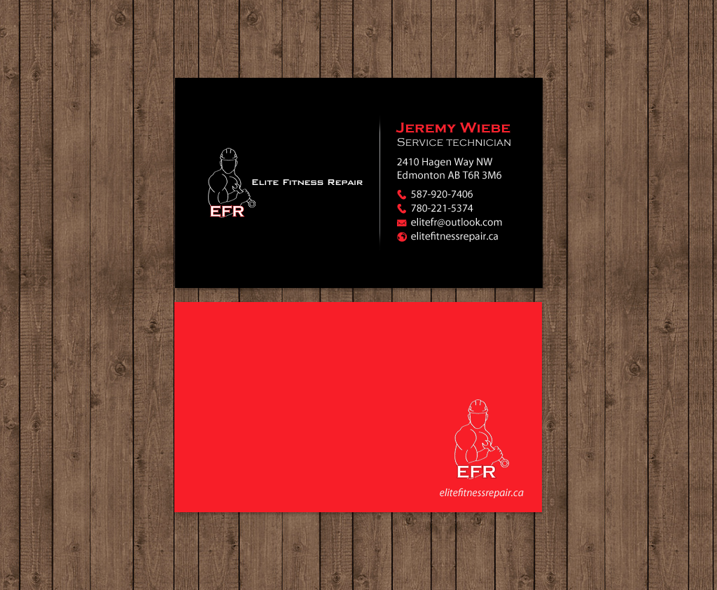 Design de Carte de Visite par chandrayaan.creative pour Elite Fitness Repair | Design #13312796