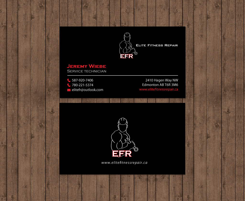 Design de Carte de Visite par chandrayaan.creative pour Elite Fitness Repair | Design #13312797