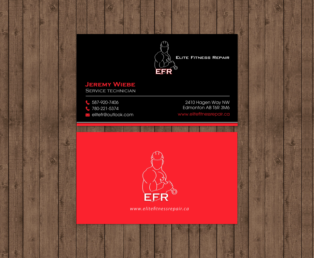 Design de Carte de Visite par chandrayaan.creative pour Elite Fitness Repair | Design #13312920