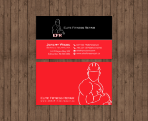 Business Card Design by chandrayaan.creative for Elite Fitness Repair | Design: #13328095
