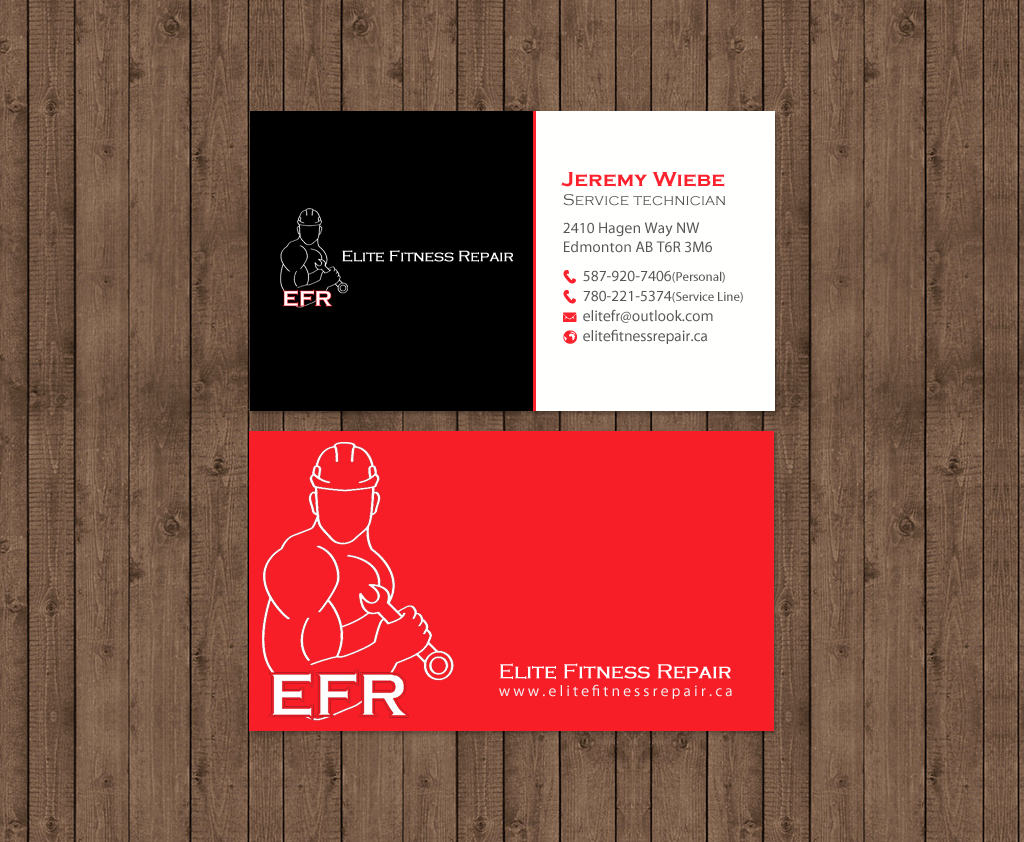 Design de Carte de Visite par chandrayaan.creative pour Elite Fitness Repair | Design #13328096
