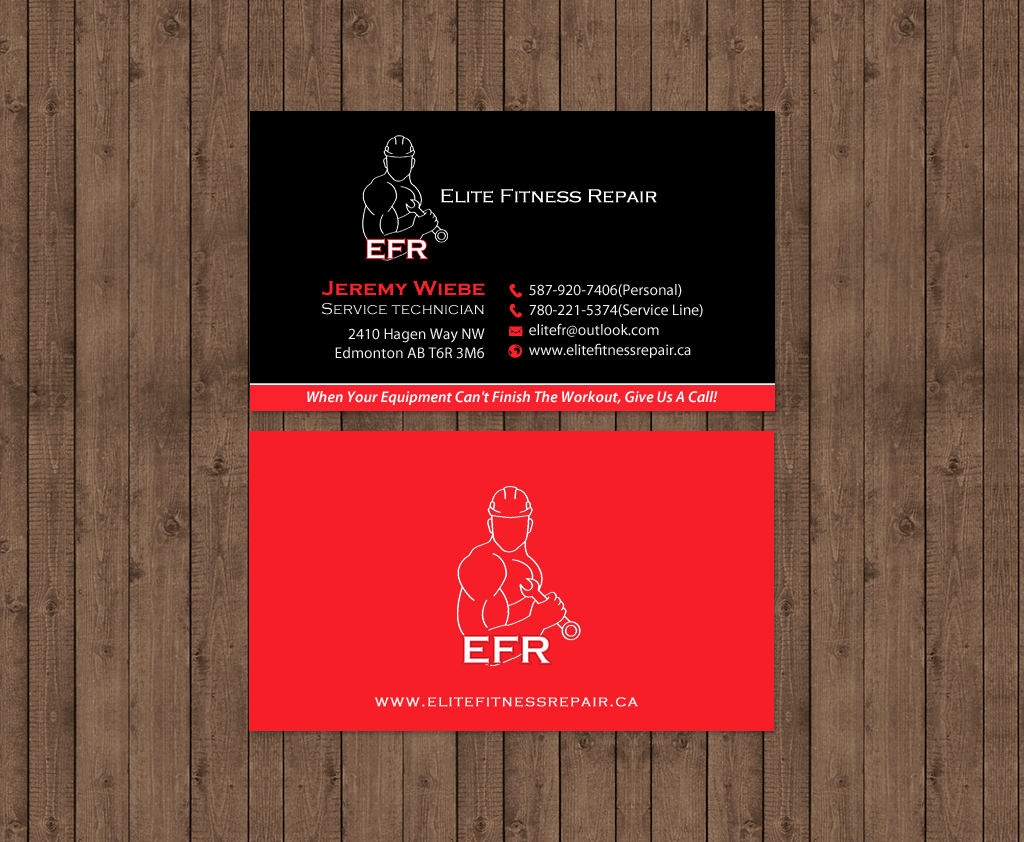 Design de Carte de Visite par chandrayaan.creative pour Elite Fitness Repair | Design #13328100