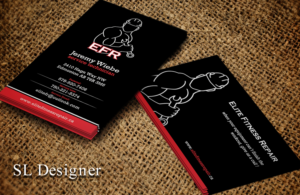 Visitenkarten-Design von SL Designer für Elite Fitness Repair | Design: #13302003