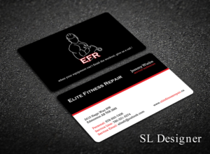 Business Card Design by SL Designer for Elite Fitness Repair | Design: #13302011