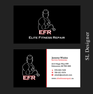 Business Card Design by SL Designer for Elite Fitness Repair | Design: #13313673