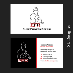 Business Card Design by SL Designer for Elite Fitness Repair | Design: #13313676