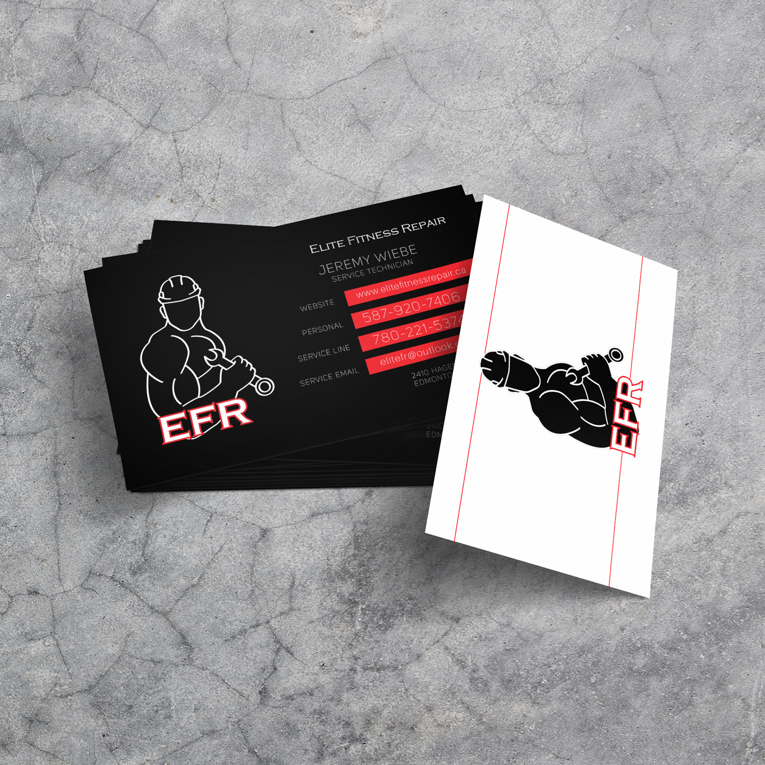 Design de Carte de Visite par Drexen pour Elite Fitness Repair | Design #13303386